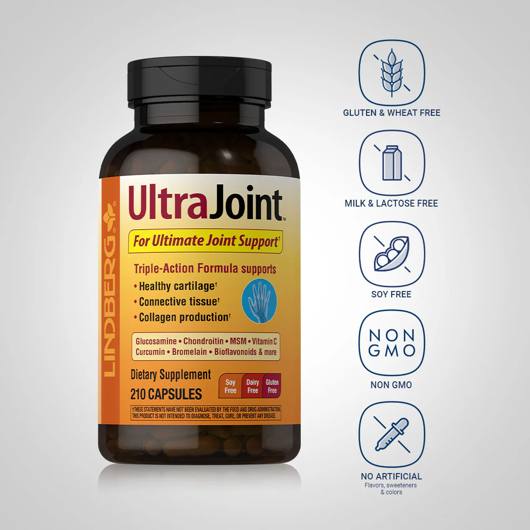 Glucosamine, Chondroitin, Turmeric & MSM UltraJoint, 210 Capsules, 2  Bottles - Image 5