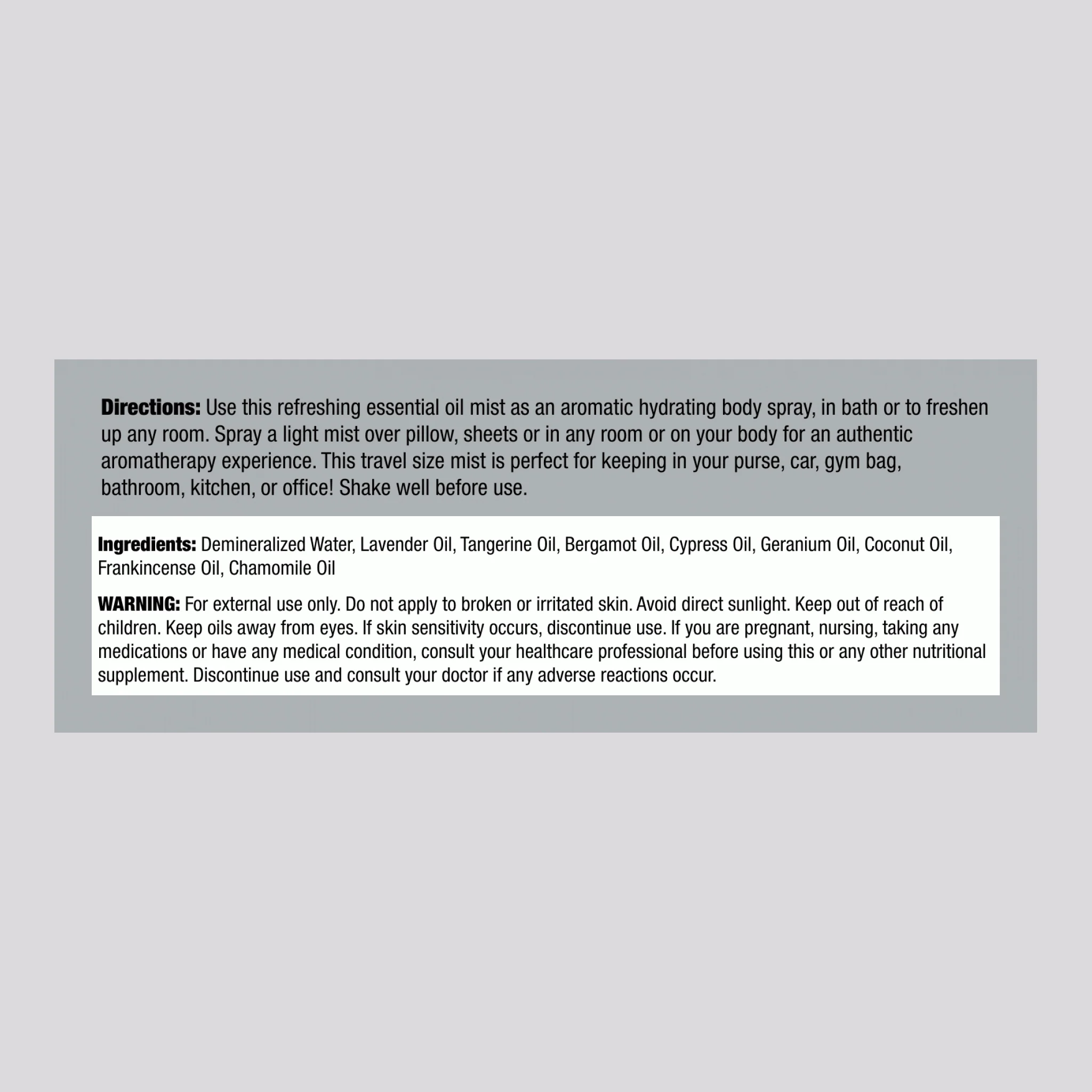 Goodnite Spray, 2.4 fl oz (71 mL) Spray Bottle - Image 2