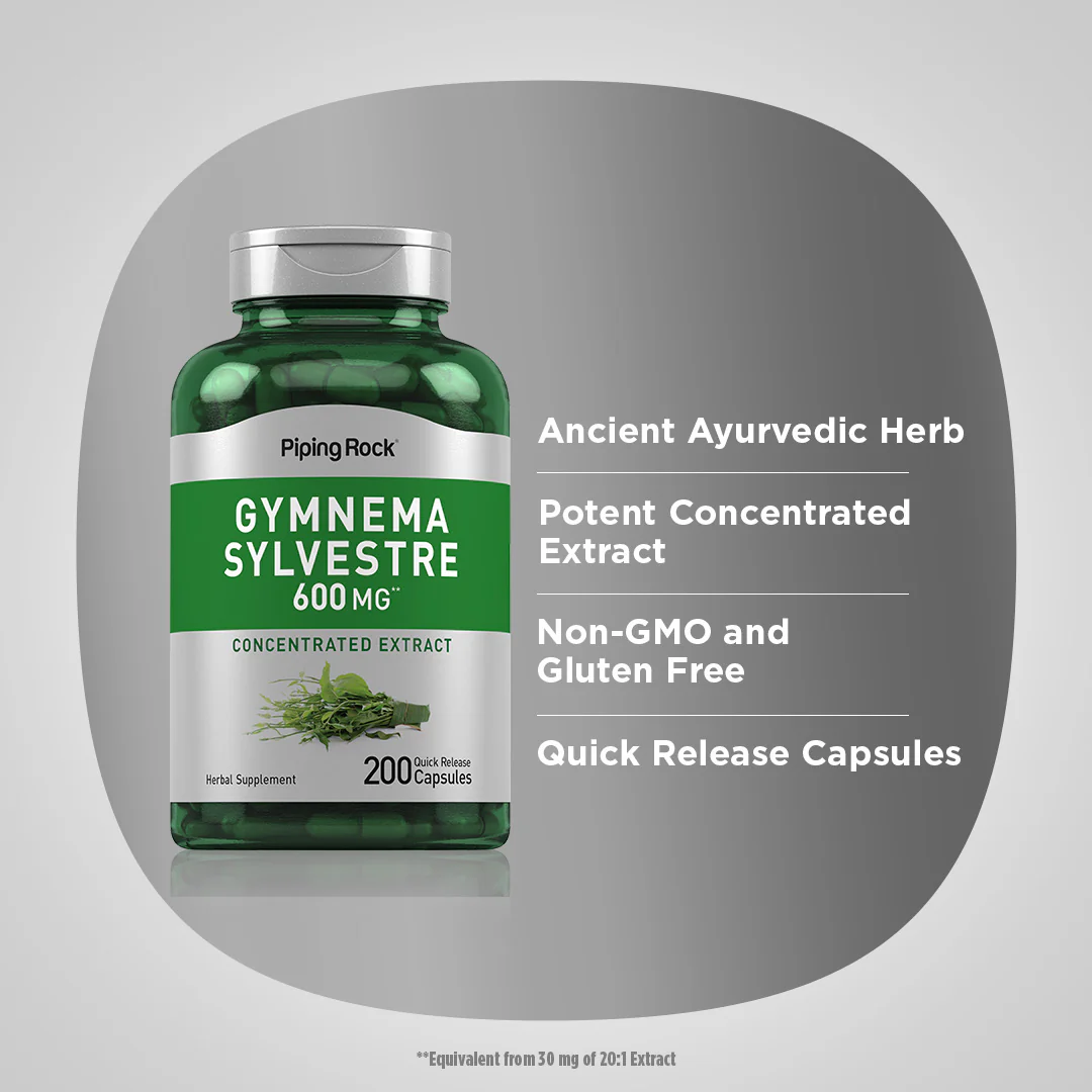 Gymnema Sylvestre, 600 mg, 200 Quick Release Capsules - Image 5
