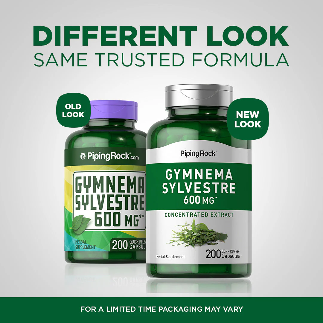 Gymnema Sylvestre, 600 mg, 200 Quick Release Capsules, 2  Bottles - Image 4