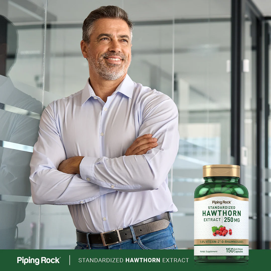 Hawthorn Standardized Extract, 150 Quick Release Capsules - Image 7