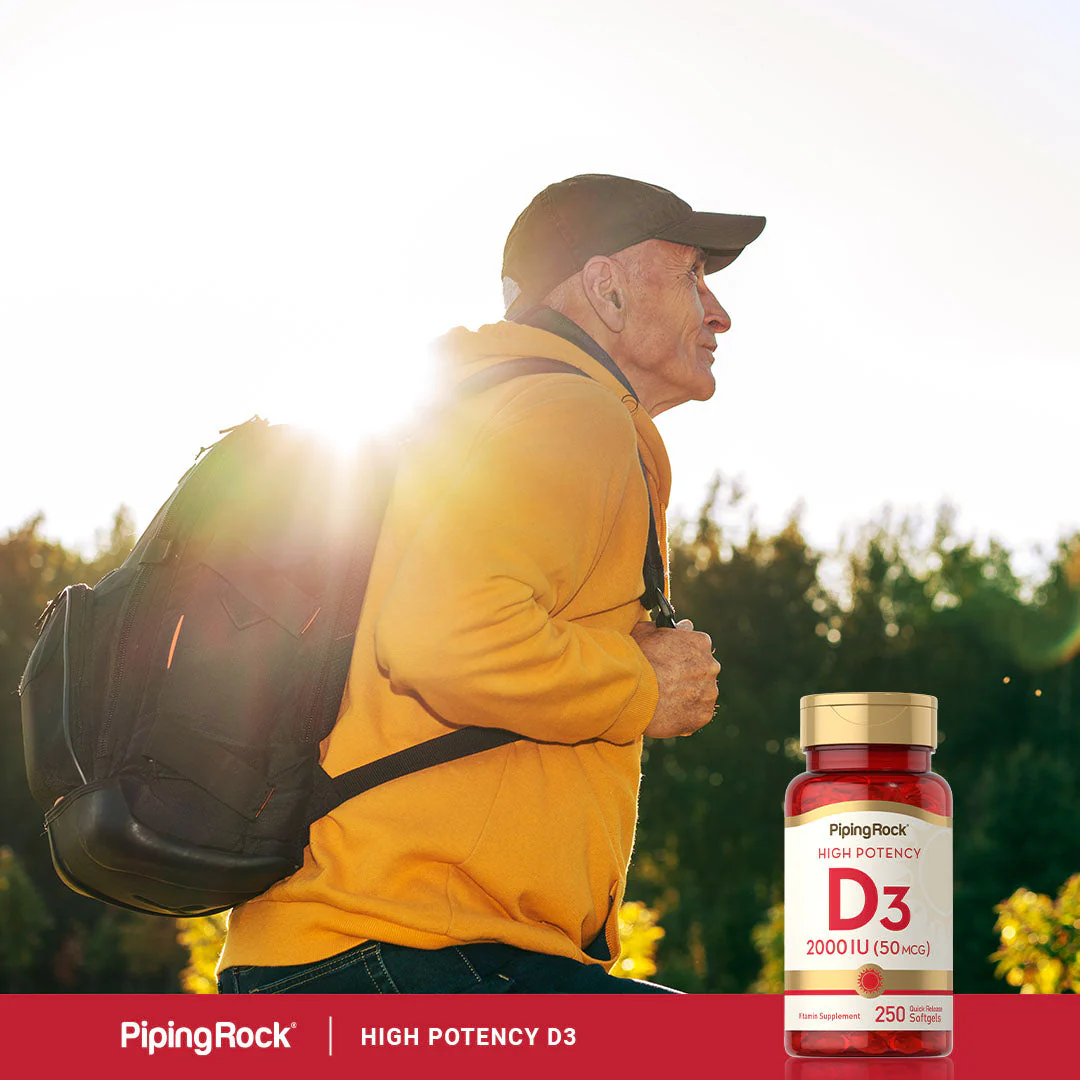 High Potency Vitamin D3, 2000 IU, 250 Quick Release Softgels, 2  Bottles - Image 7