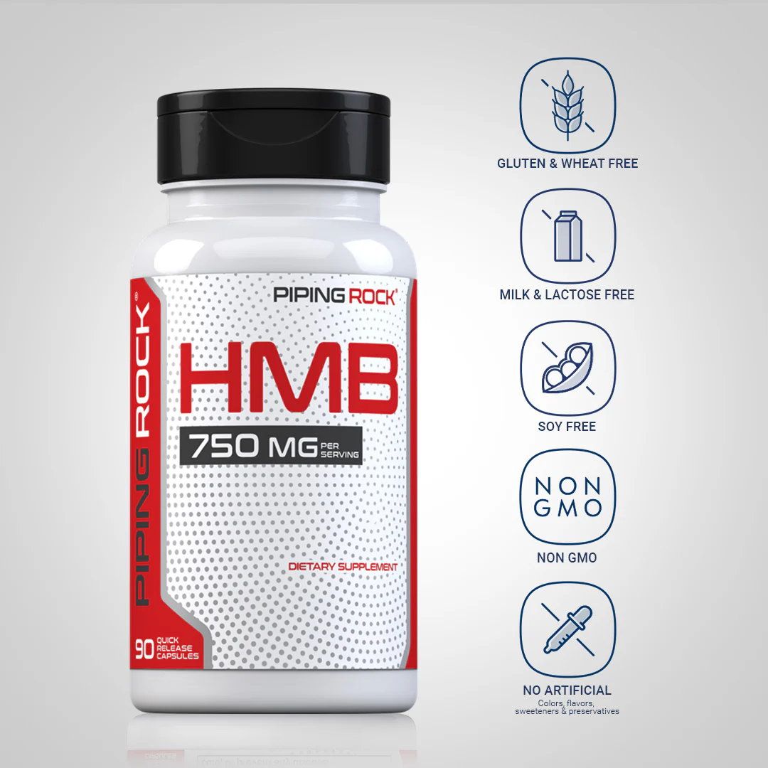 HMB, 750 mg (per serving), 90 Quick Release Capsules - Image 5