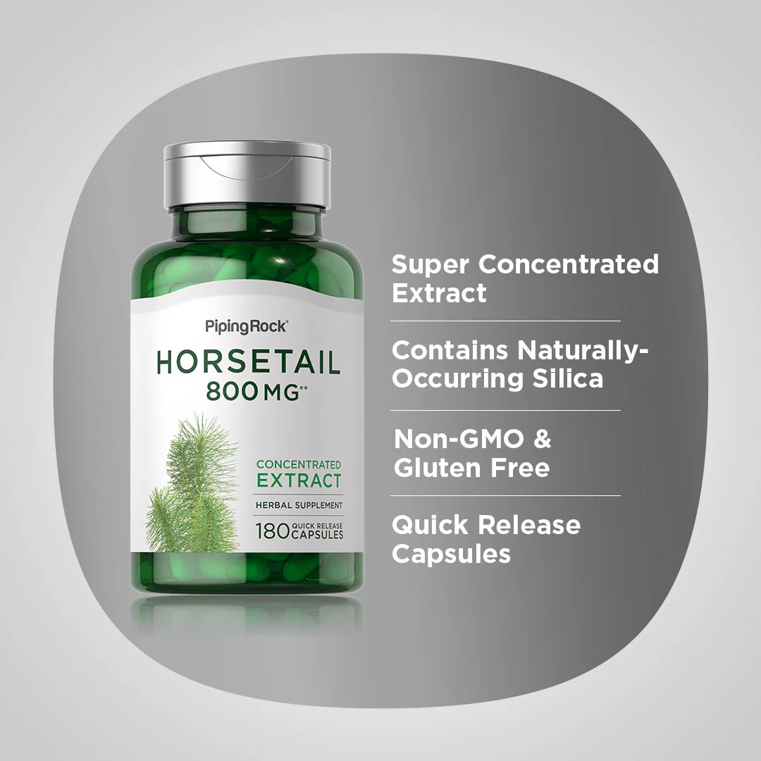 Horsetail, 800 mg, 180 Quick Release Capsules, 2  Bottles - Image 5