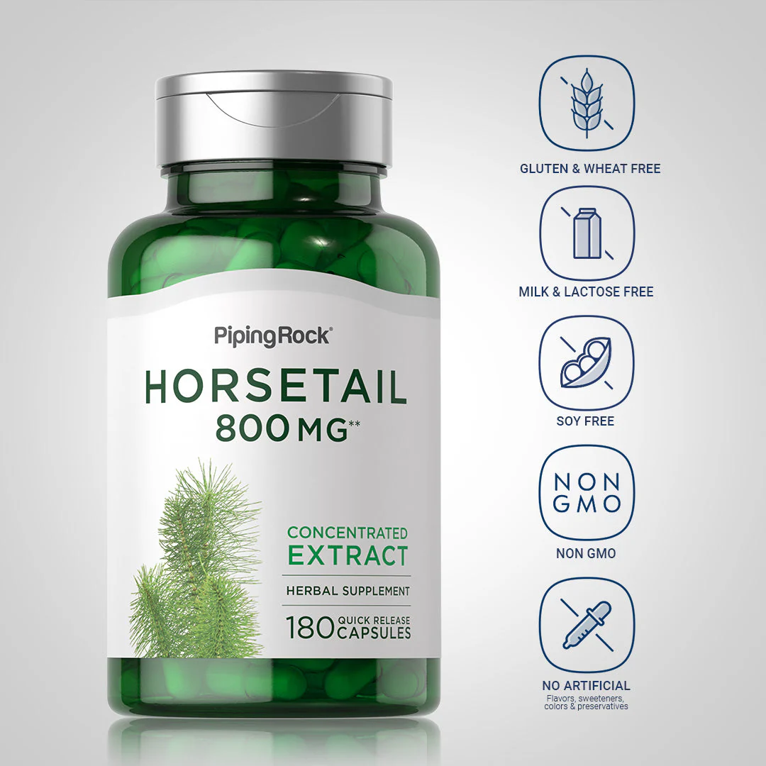 Horsetail, 800 mg, 180 Quick Release Capsules, 2  Bottles - Image 6