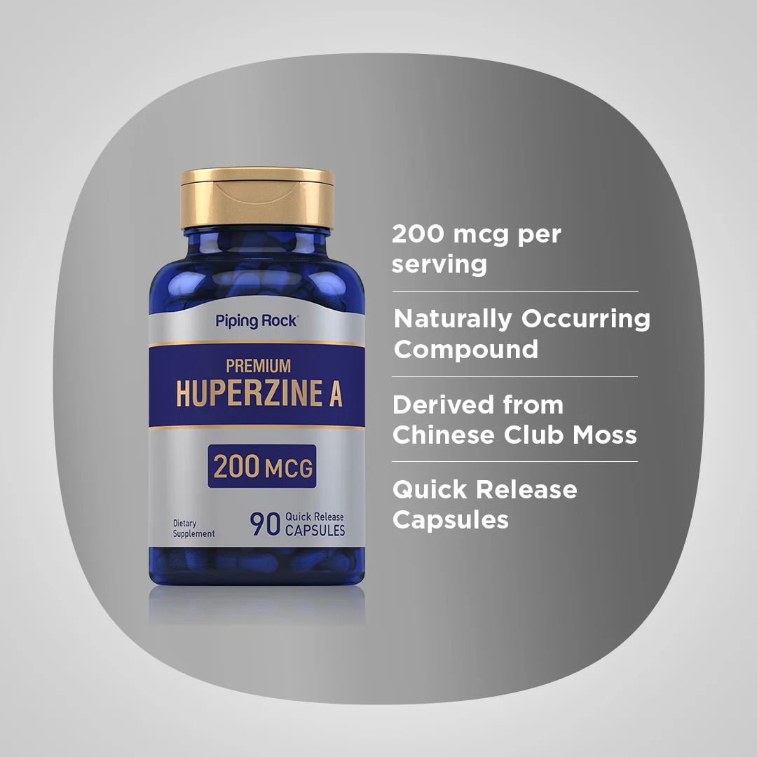 Huperzine A, 200 mcg, 90 Quick Release Capsules - Image 4