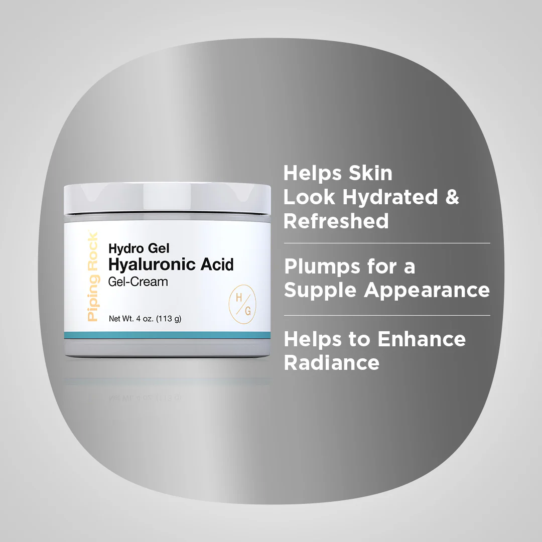 Hyaluronic Acid Gel Cream, 4 oz (113 g) Jar - Image 3
