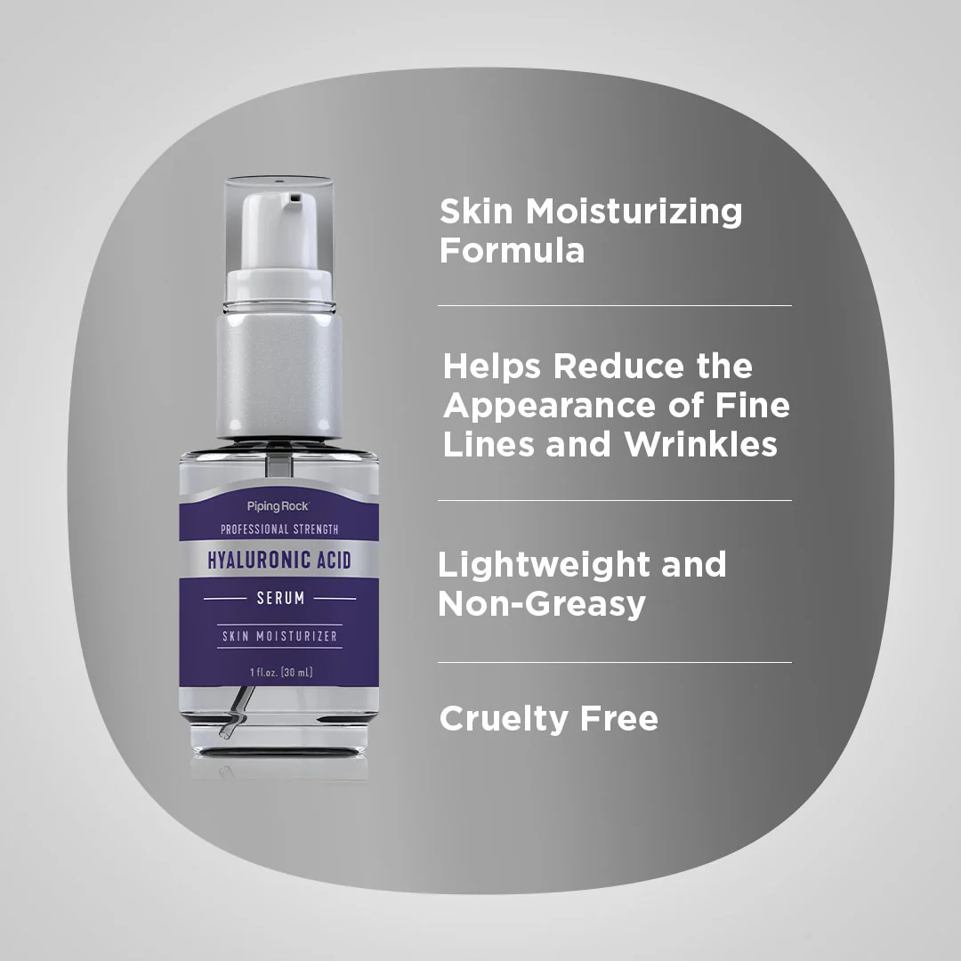 Hyaluronic Acid Serum, 1 fl oz (30 mL) Pump Bottle - Image 3
