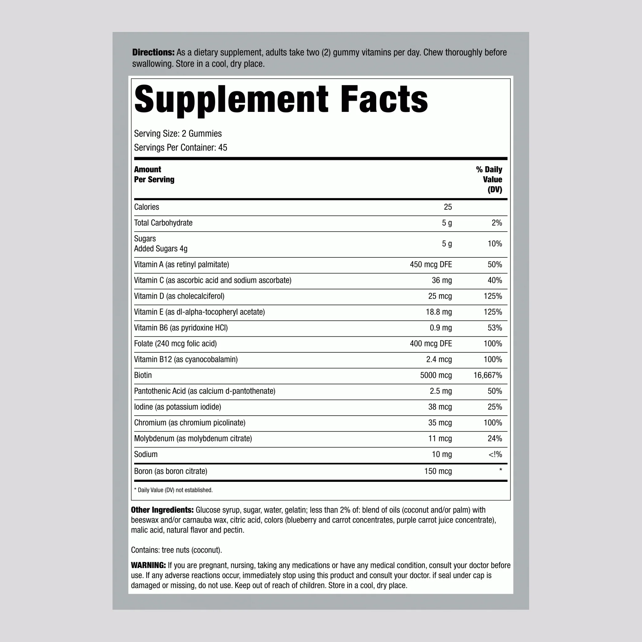 Immune Support Multi Gummies (Strawberry + Tangerine), 90 Gummies - Image 2