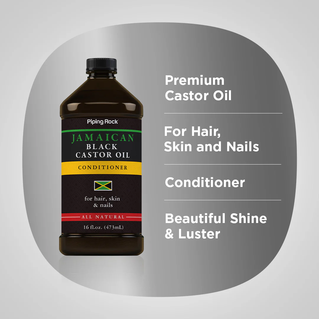 Jamaican Black Castor Oil, 16 fl oz (473 mL) Bottle - Image 3