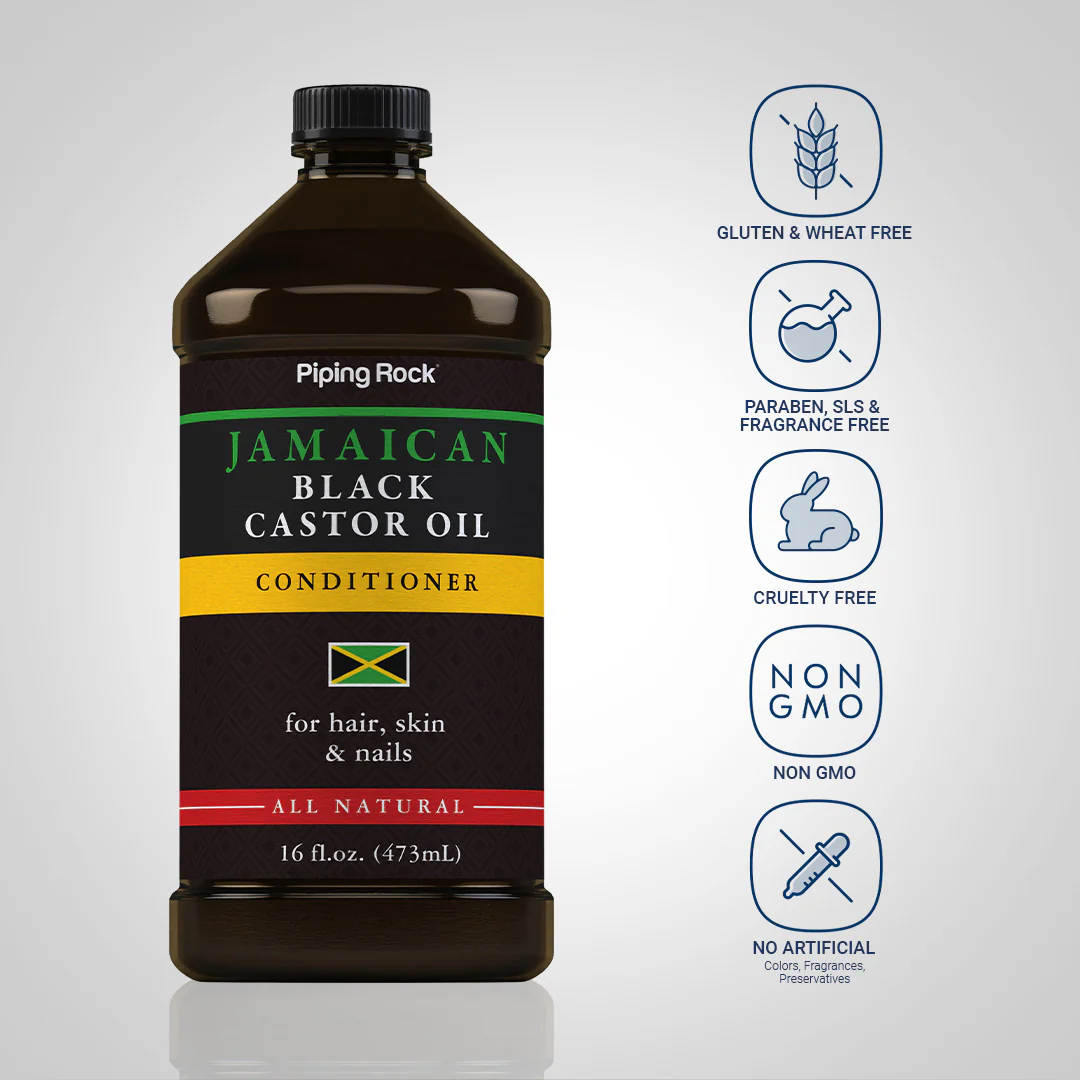 Jamaican Black Castor Oil, 16 fl oz (473 mL) Bottle - Image 4