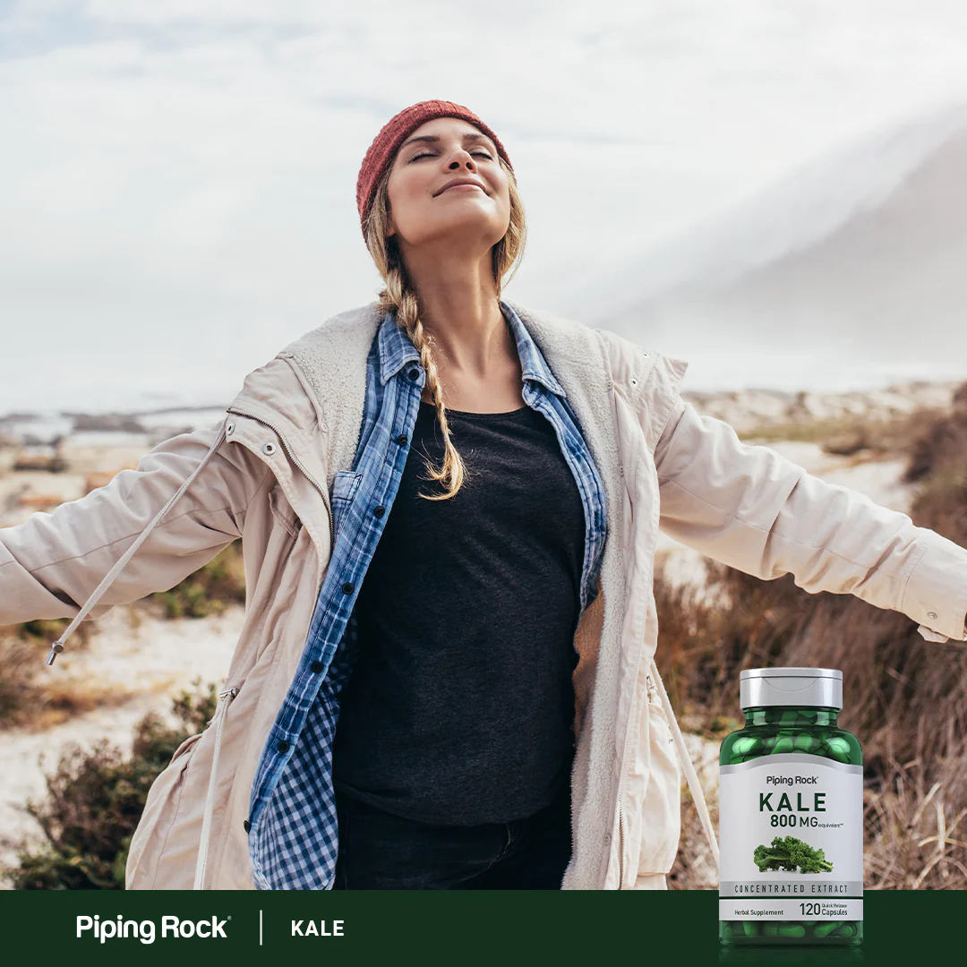 Kale, 800 mg, 120 Quick Release Capsules - Image 14