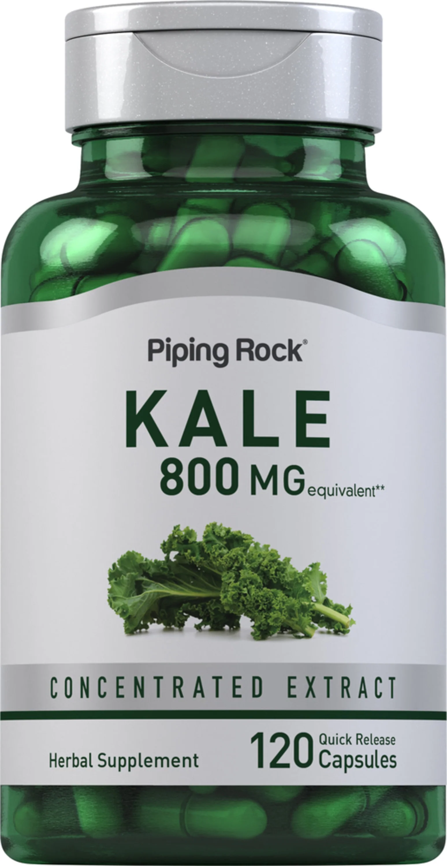 Kale, 800 mg, 120 Quick Release Capsules - Image 8