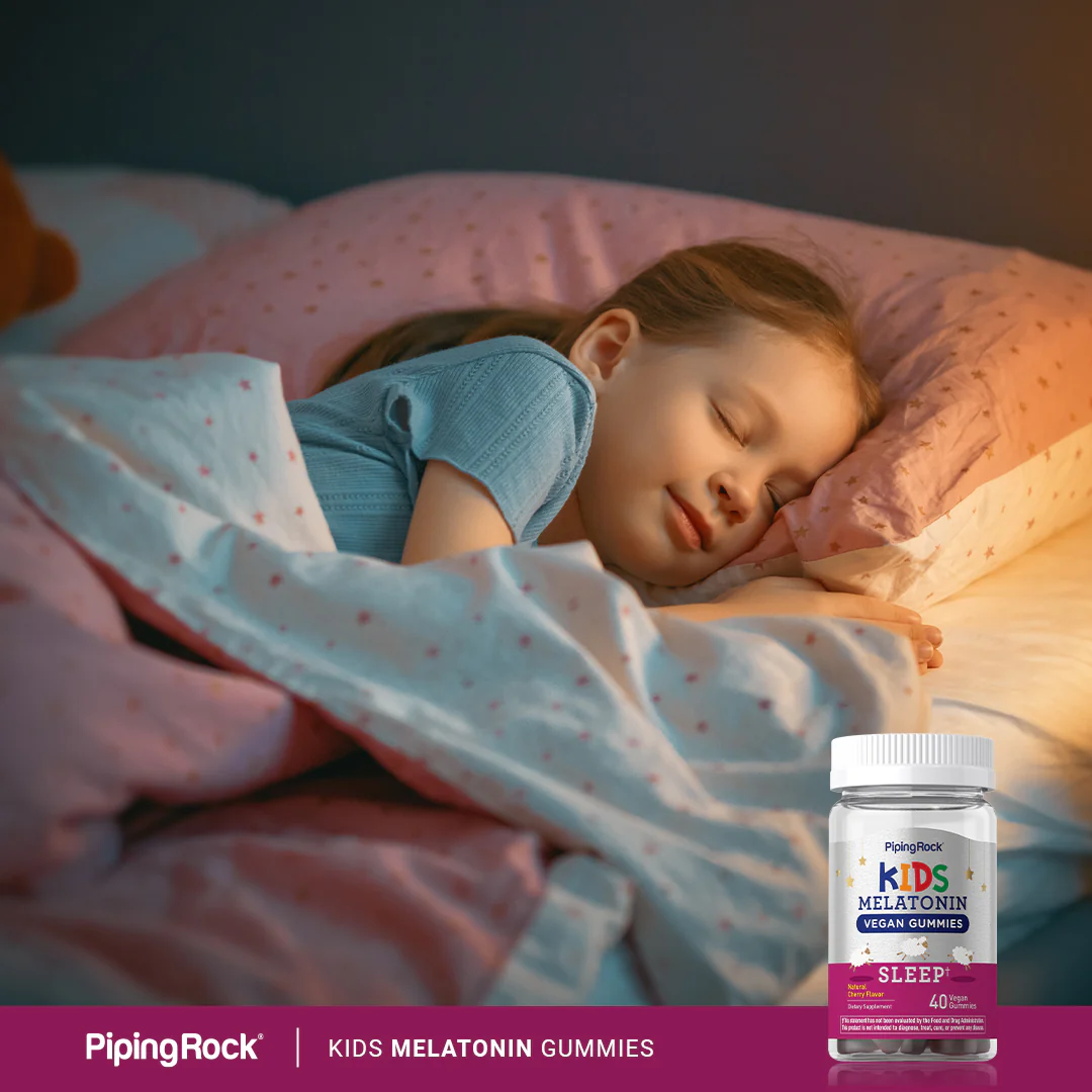 Kids Sleep Melatonin (Cherry), 40 Vegan Gummies - Image 6