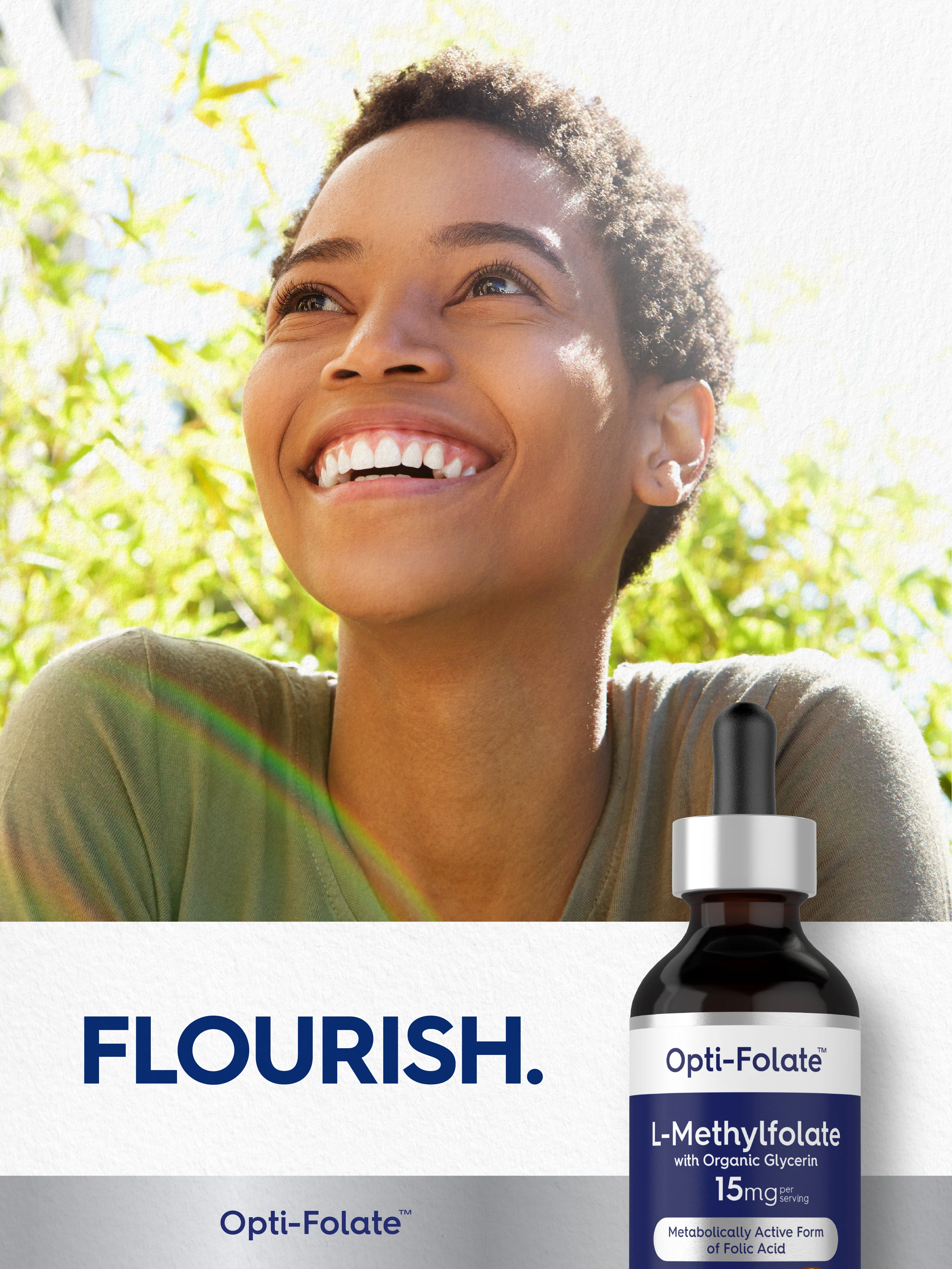 L-Methylfolate (Organic), 15 mg (per serving), 2 fl oz (59 mL) Dropper Bottle - Image 8