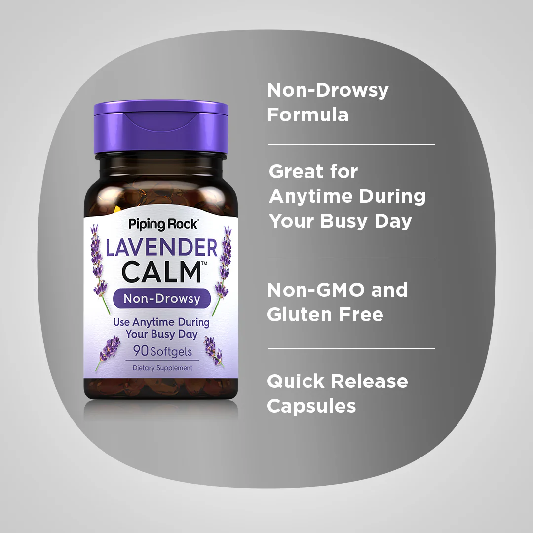 Lavender Calm, 90 Softgels - Image 3