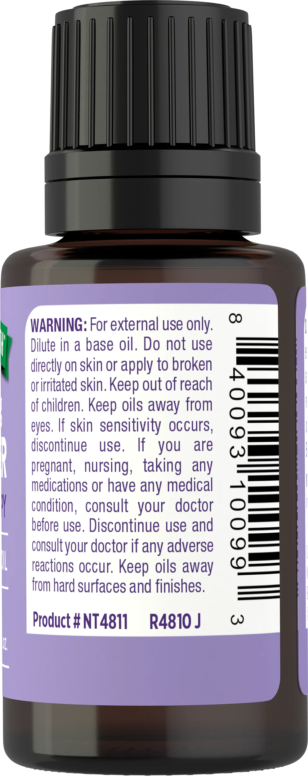 Lavender Pure Essential Oil, 1/2 fl oz (15 mL) Dropper Bottle - Image 5