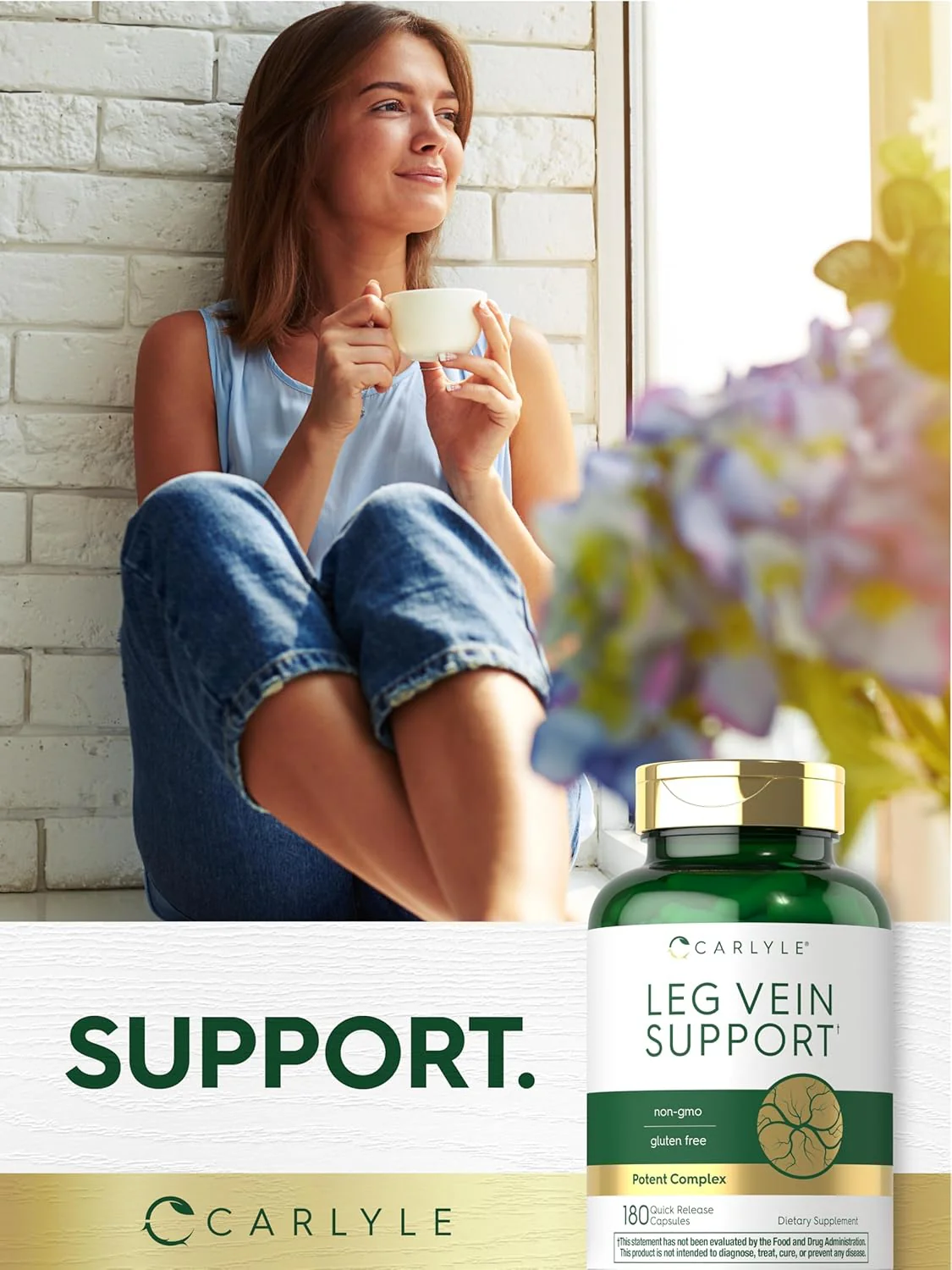 Leg Vein Support, 180 Quick Release Capsules - Image 9