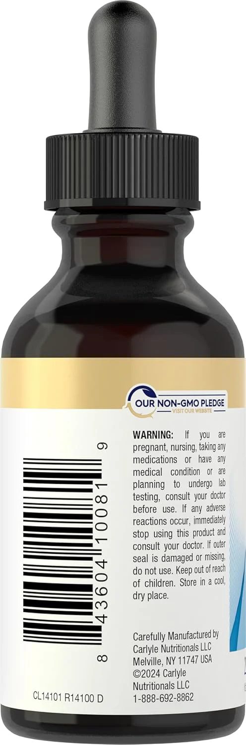 Liquid Biotin (Berry), 10000 mcg (per serving), 2 fl oz (59 mL) Dropper Bottle - Image 3
