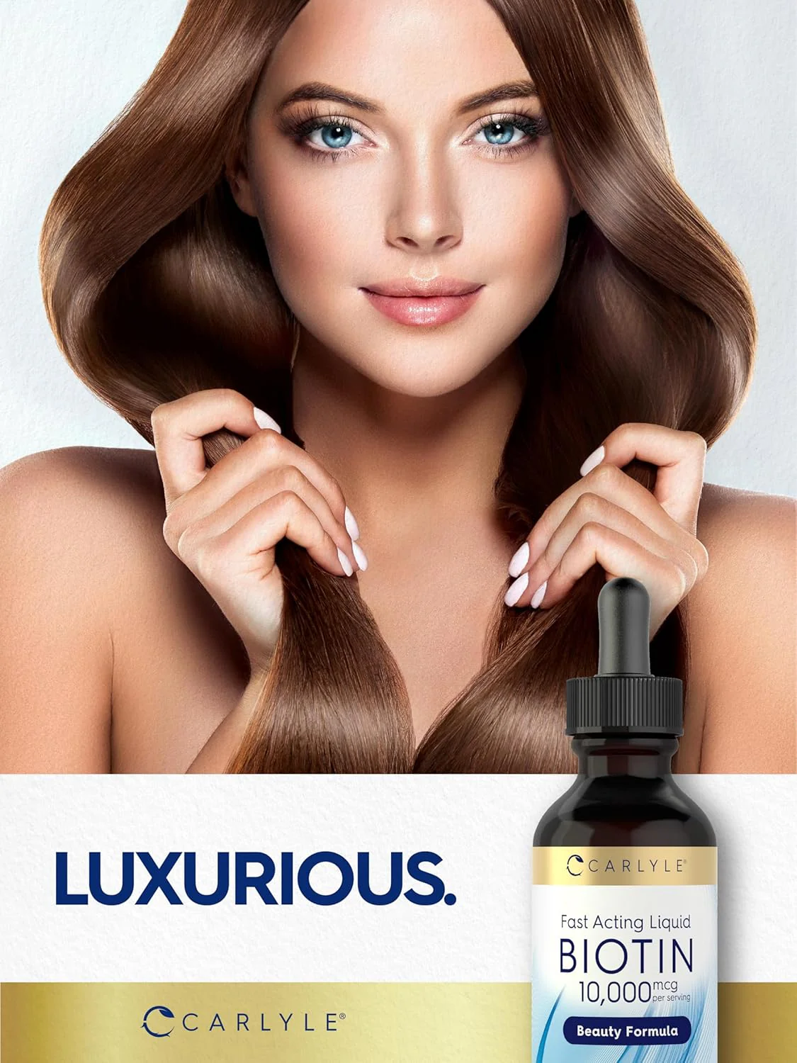 Liquid Biotin (Berry), 10000 mcg (per serving), 2 fl oz (59 mL) Dropper Bottle - Image 7