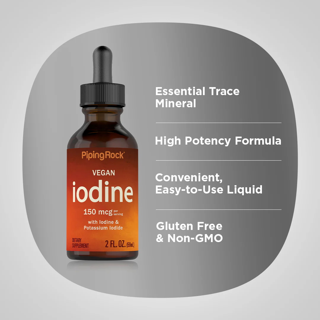 Liquid Iodine, 2 fl oz (59 mL) Dropper Bottle - Image 3