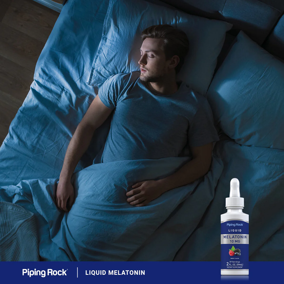 Liquid Melatonin 10 mg (Delicious Berry), 2 fl oz (59 mL) Dropper Bottle - Image 6