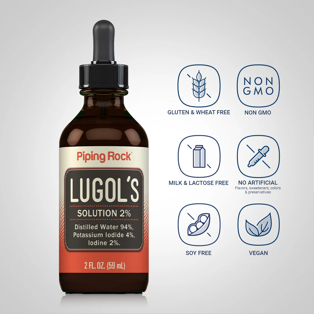 Lugol's Iodine (2%) Solution, 2 fl oz (59 mL) Dropper Bottle, 2  Dropper Bottles - Image 4