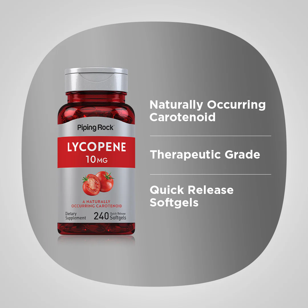 Lycopene, 10 mg, 240 Quick Release Softgels, 2  Bottles - Image 4