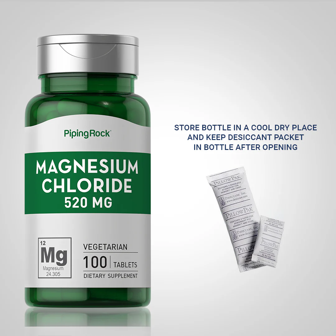 Magnesium Chloride, 520 mg, 100 Tablets - Image 6