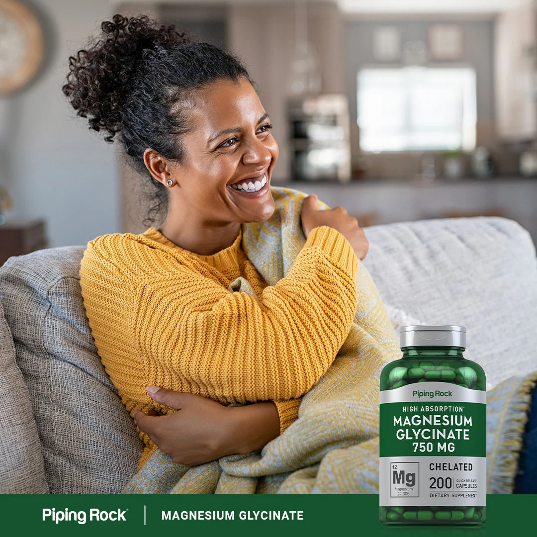 Magnesium Glycinate, 750 mg, 200 Quick Release Capsules, 2  Bottles - Image 5