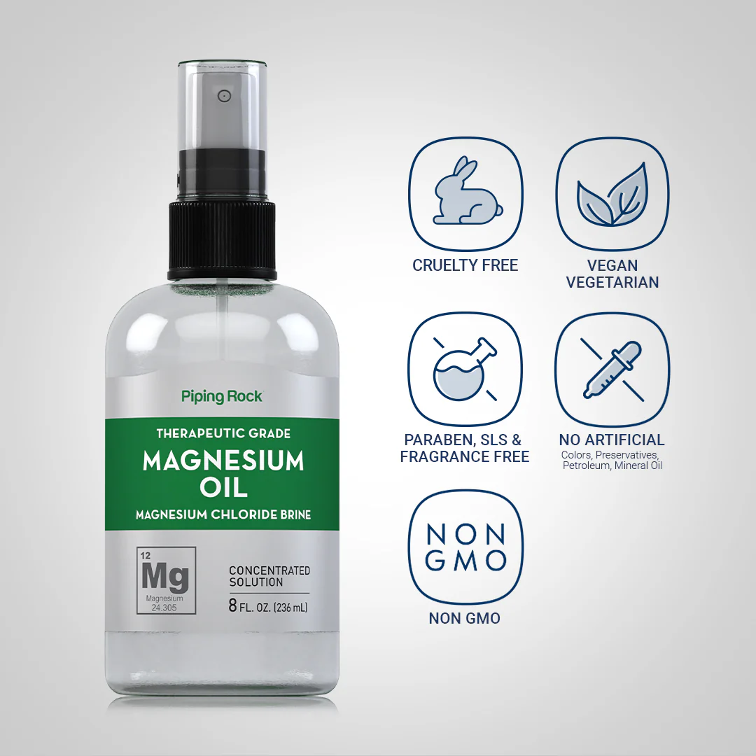 Magnesium Oil, 8 fl oz (236 mL) Spray Bottle - Image 5