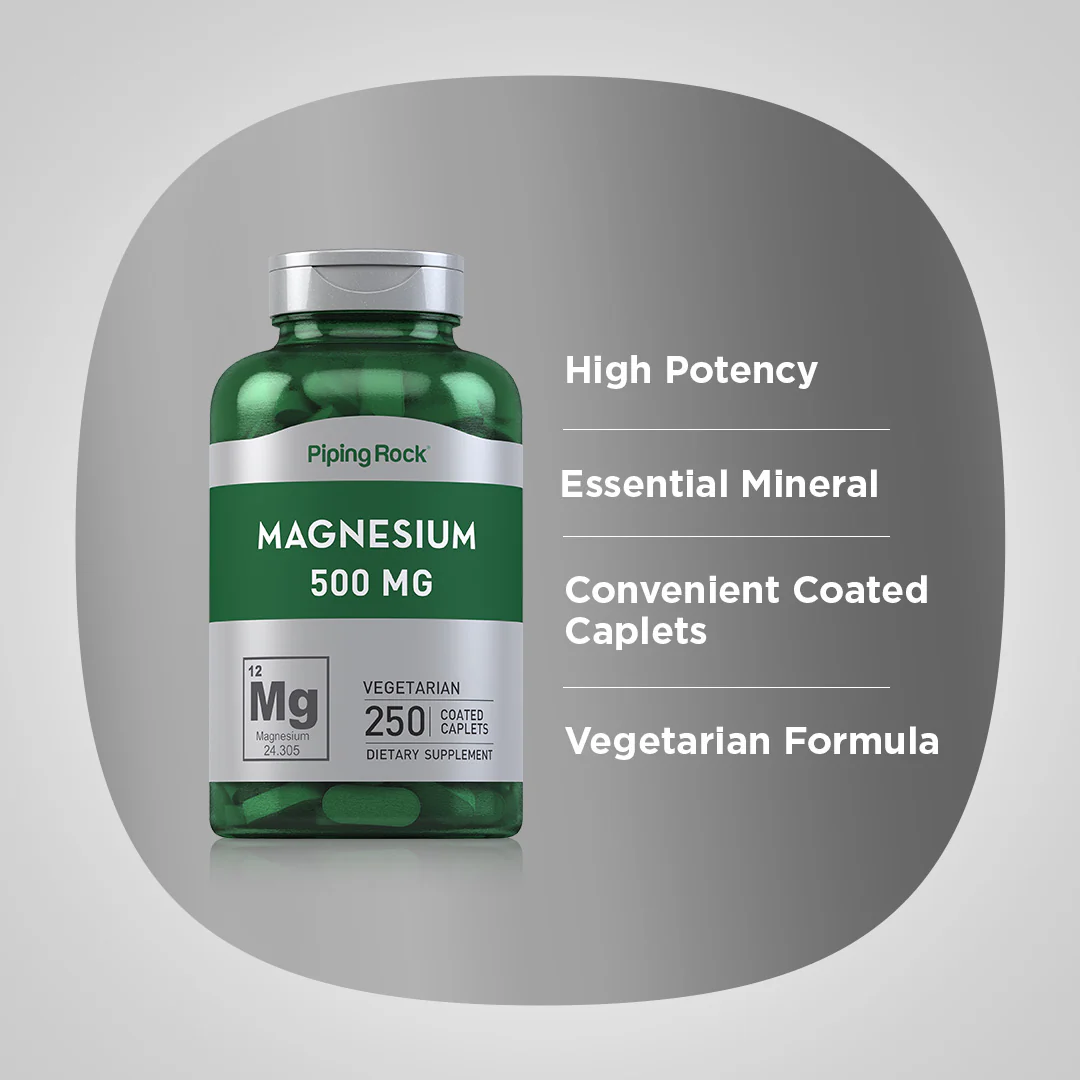 Magnesium Oxide, 500 mg, 250 Coated Caplets - Image 4