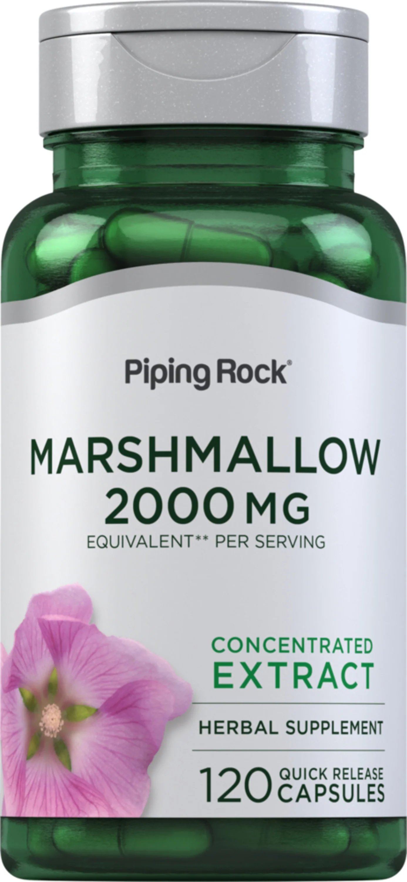 Marshmallow, 2000 mg (per serving), 120 Quick Release Capsules - Image 8