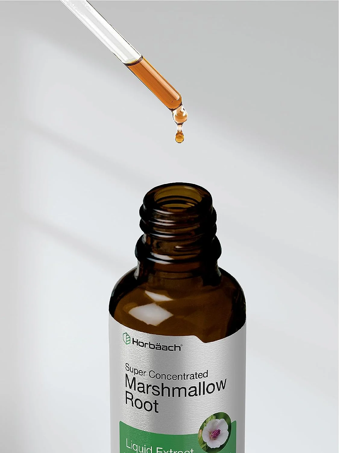Marshmallow Root Liquid Extract Alcohol Free, 2 fl oz (59 mL) Dropper Bottle - Image 9