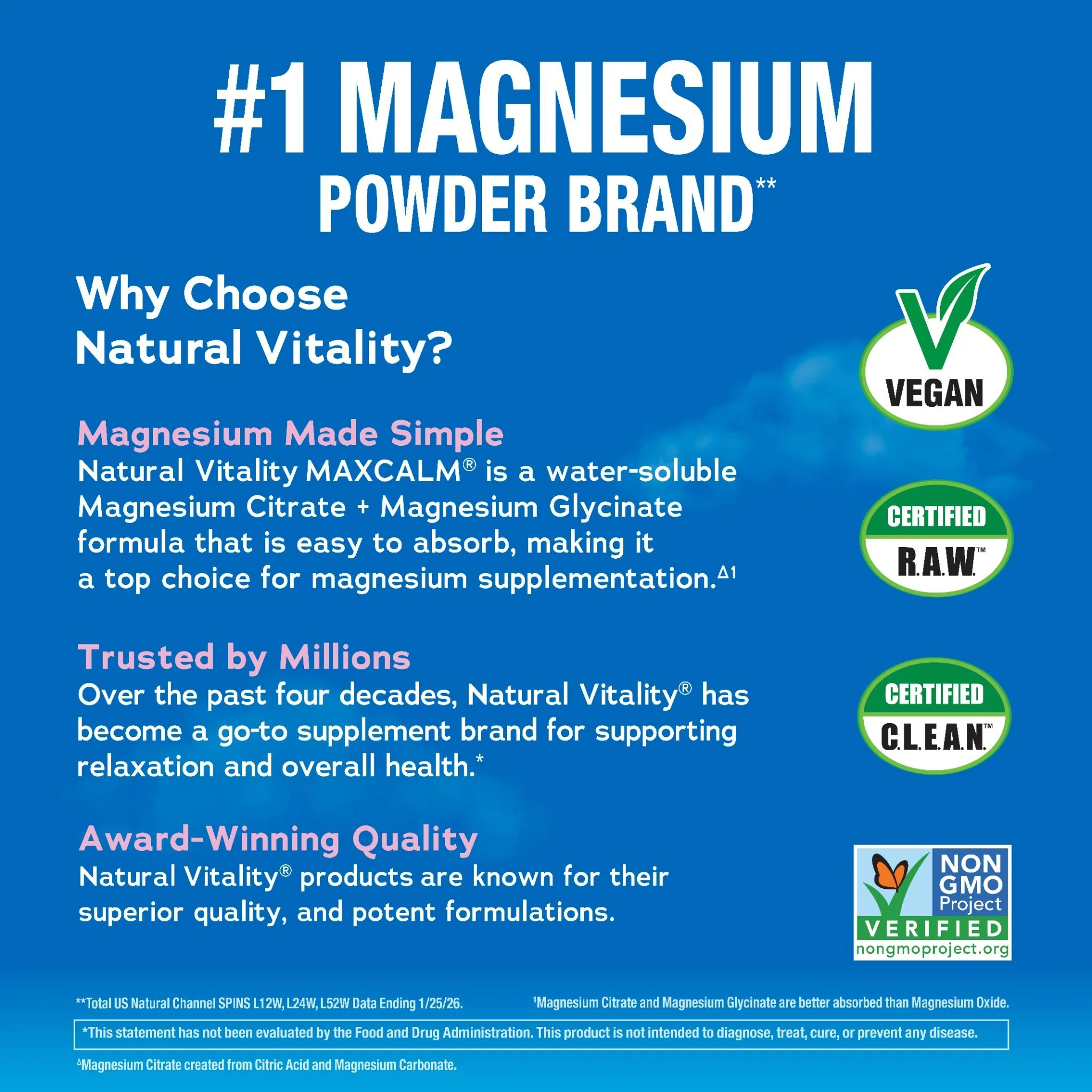 MAXCALM Powder Raspberry-Lemon, 16 oz (453 g) - Image 7