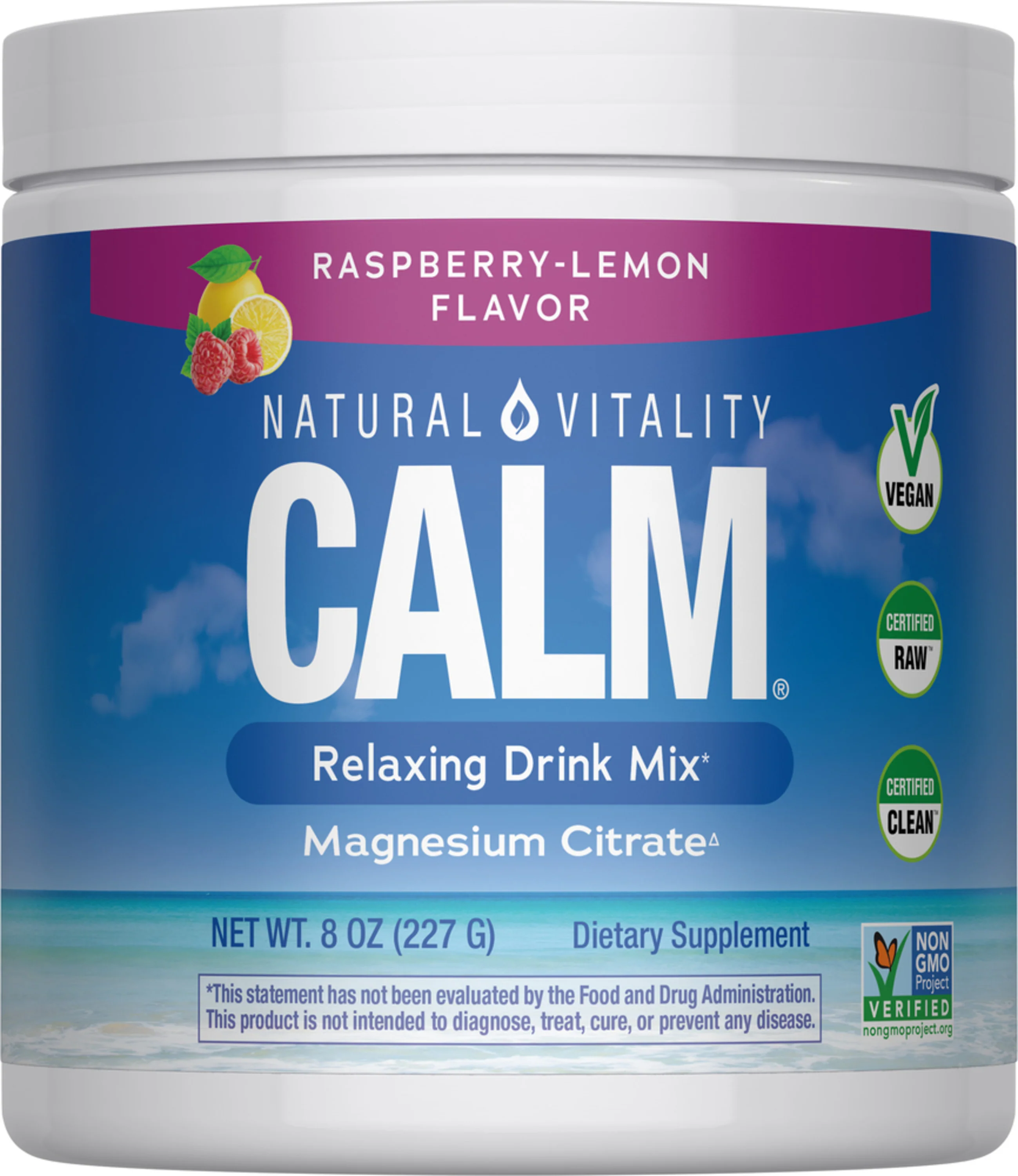 MAXCALM Powder Raspberry-Lemon, 8 oz (227 g) - Image 8