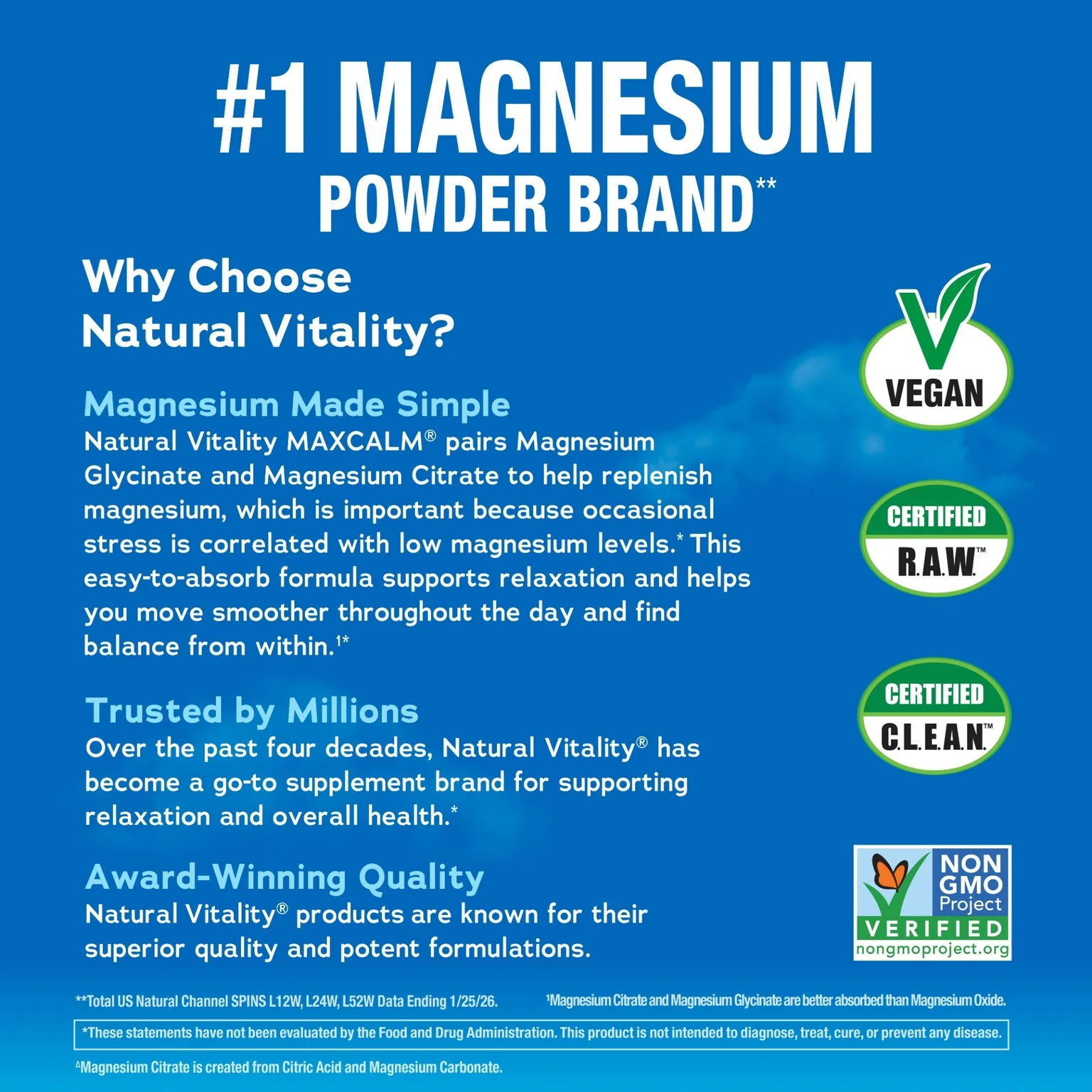 MAXCALM Powder Unflavored, 16 oz (453 g) - Image 7