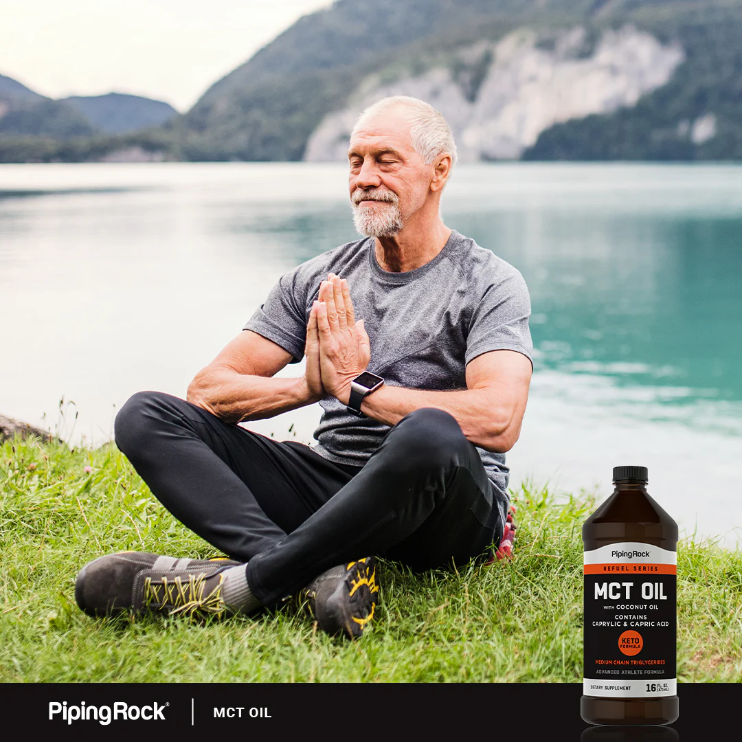 MCT Oil (Medium Chain Triglycerides) with Coconut Oil, 16 fl oz (473 mL) Bottle - Image 6