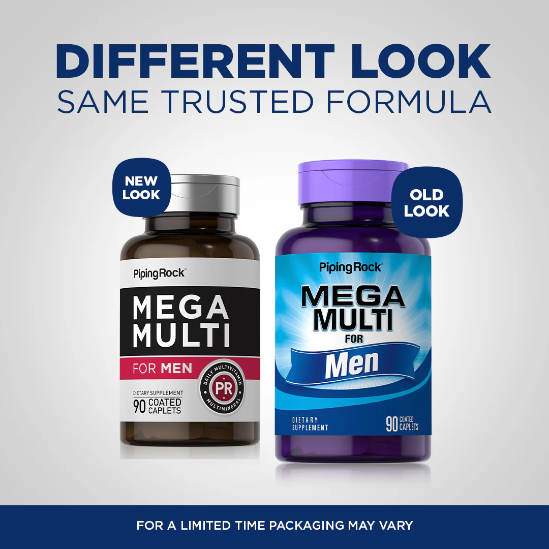 Mega Multiple for Men, 90 Coated Caplets - Image 4