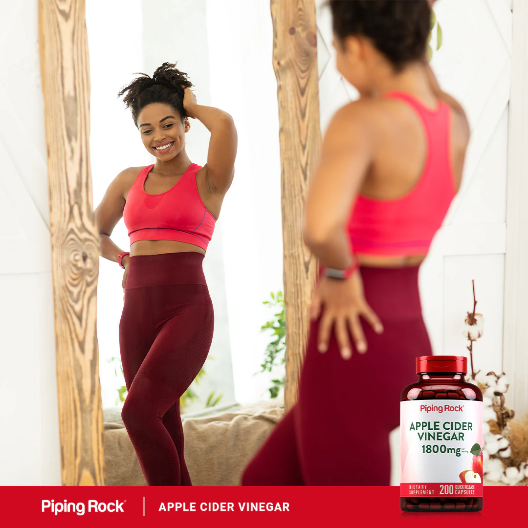 Mega Potency Apple Cider Vinegar, 1800 mg (per serving), 200 Quick Release Capsules, 2  Bottles - Image 7