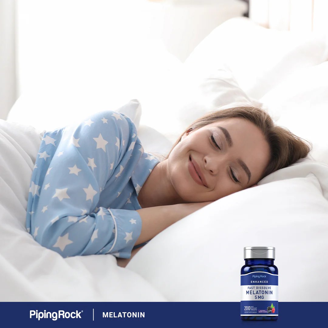 Melatonin Fast Dissolve Tablets, 5 mg, 200 Fast Dissolve Tablets, 2  Bottles - Image 7