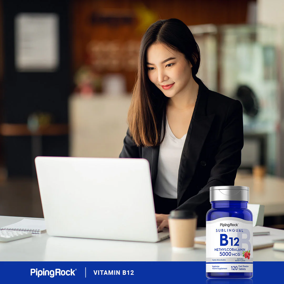 Methylcobalamin B-12 (Sublingual), 5000 mcg, 120 Fast Dissolve Tablets, 2  Bottles - Image 7