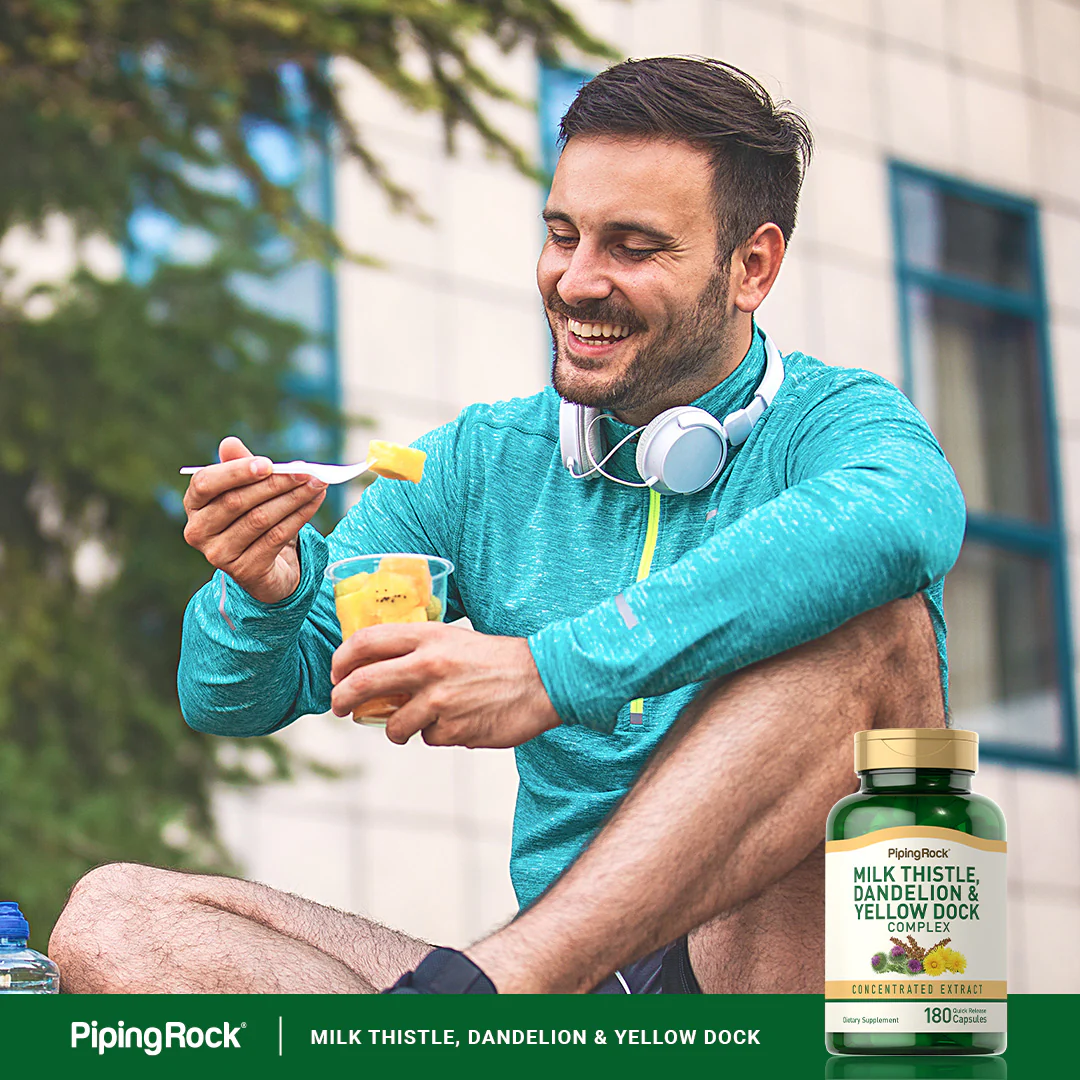 Milk Thistle, Dandelion & Yellow Dock, 180 Quick Release Capsules - Image 7