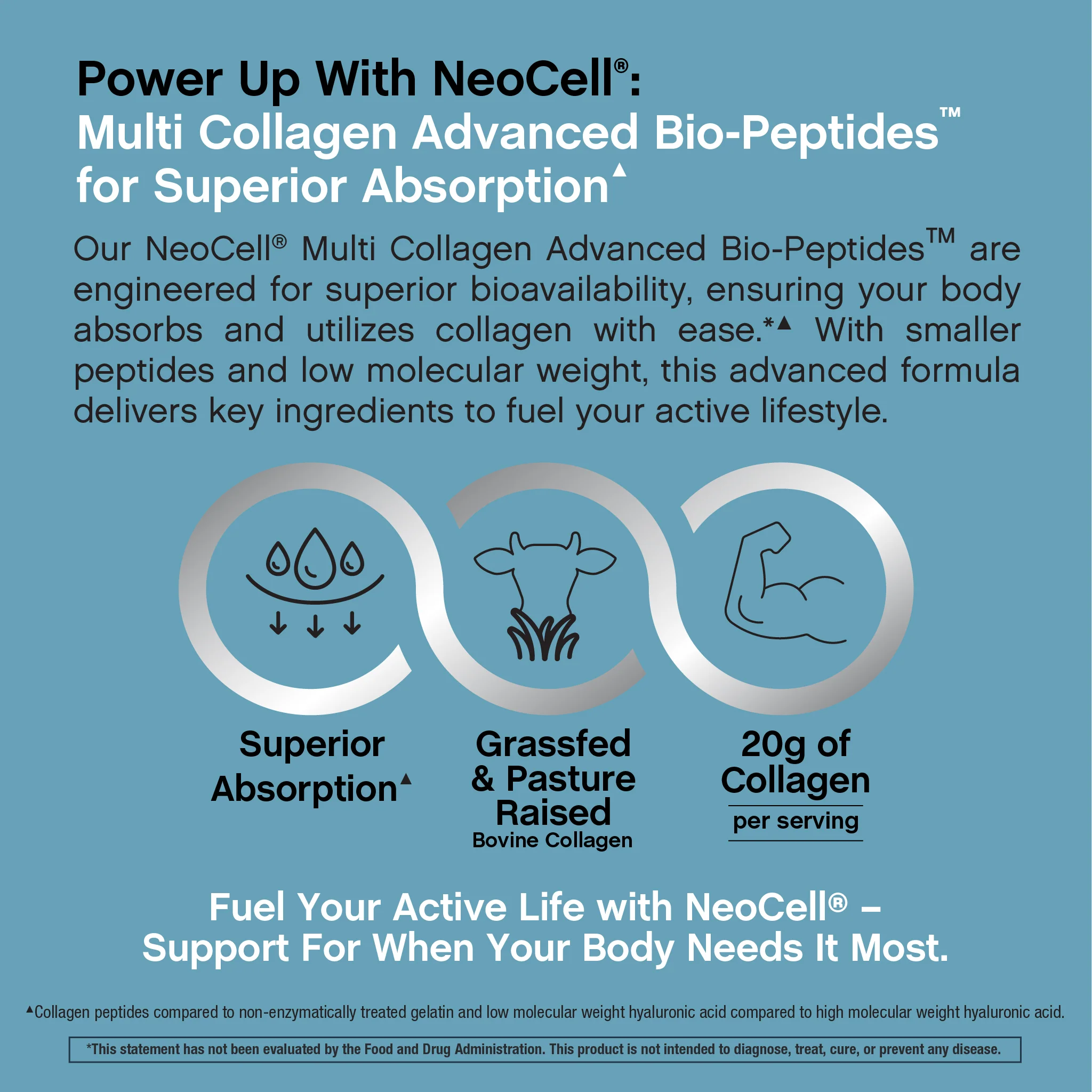 Multi Collagen Advanced Bio-Peptides, 10 oz (283 g) Powder - Image 8
