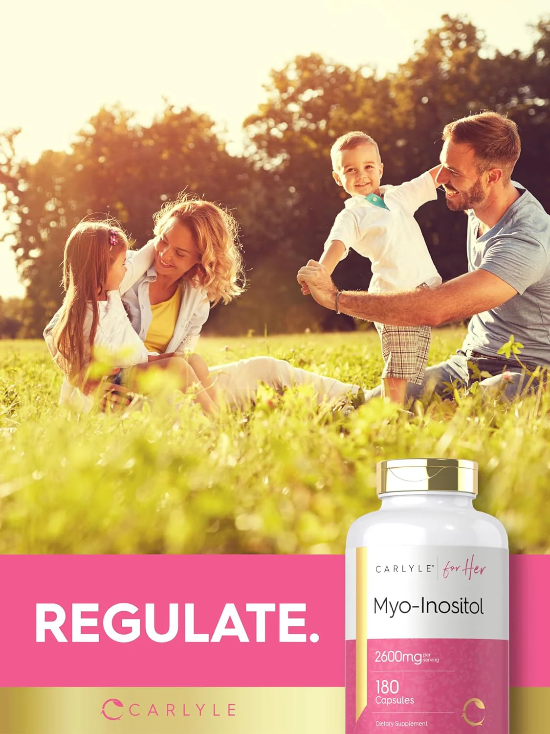 Myo-Inositol, 2600 mg (per serving), 180 Quick Release Capsules - Image 8
