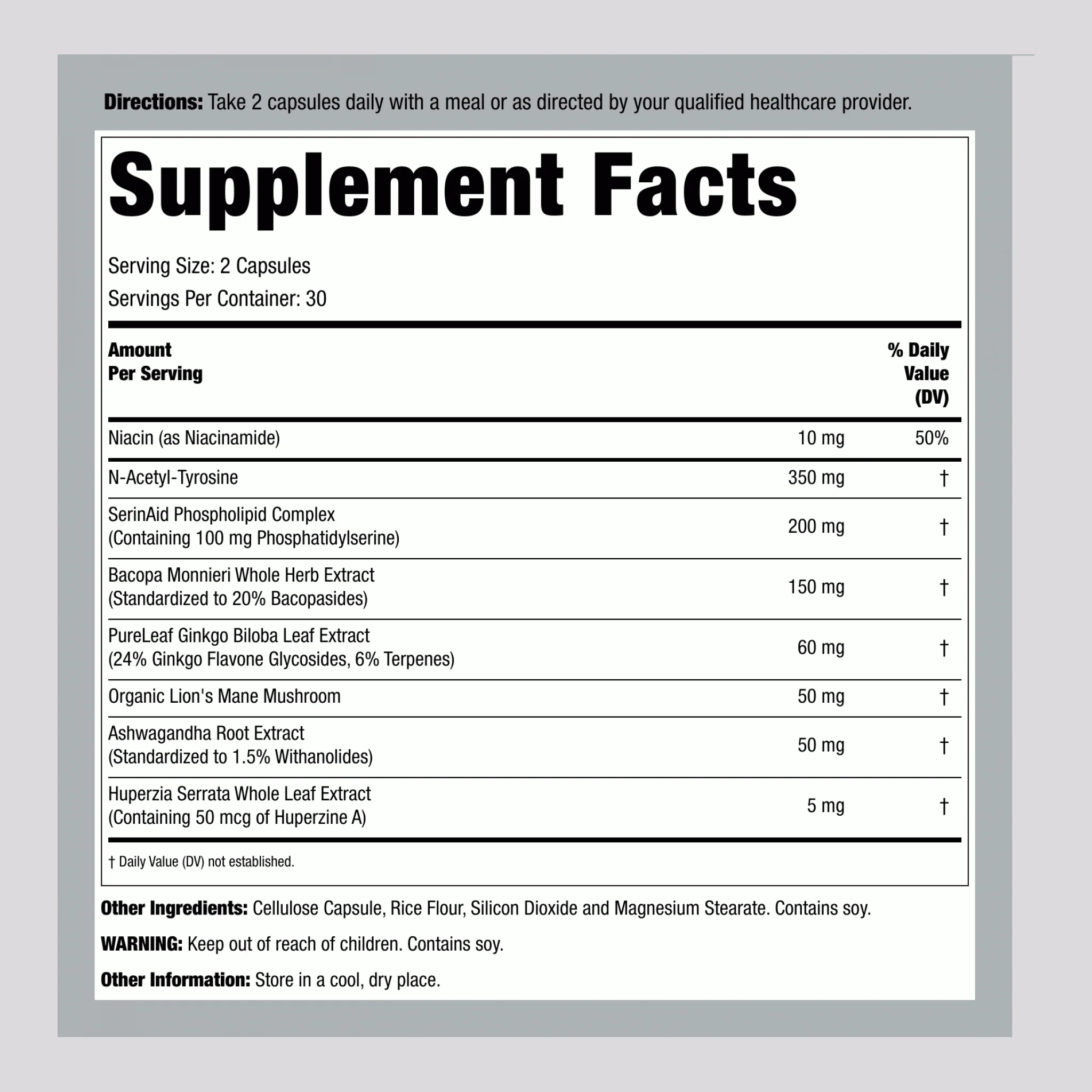 Neuro-Max II, 60 Capsules - Image 2