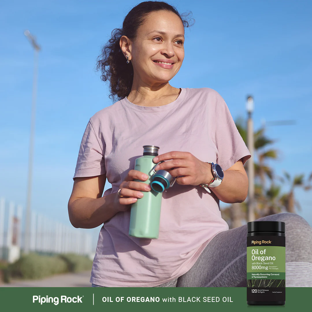 Oil of Oregano with Black Seed Oil, 8000 mg (per serving), 120 Quick Release Softgels - Image 6