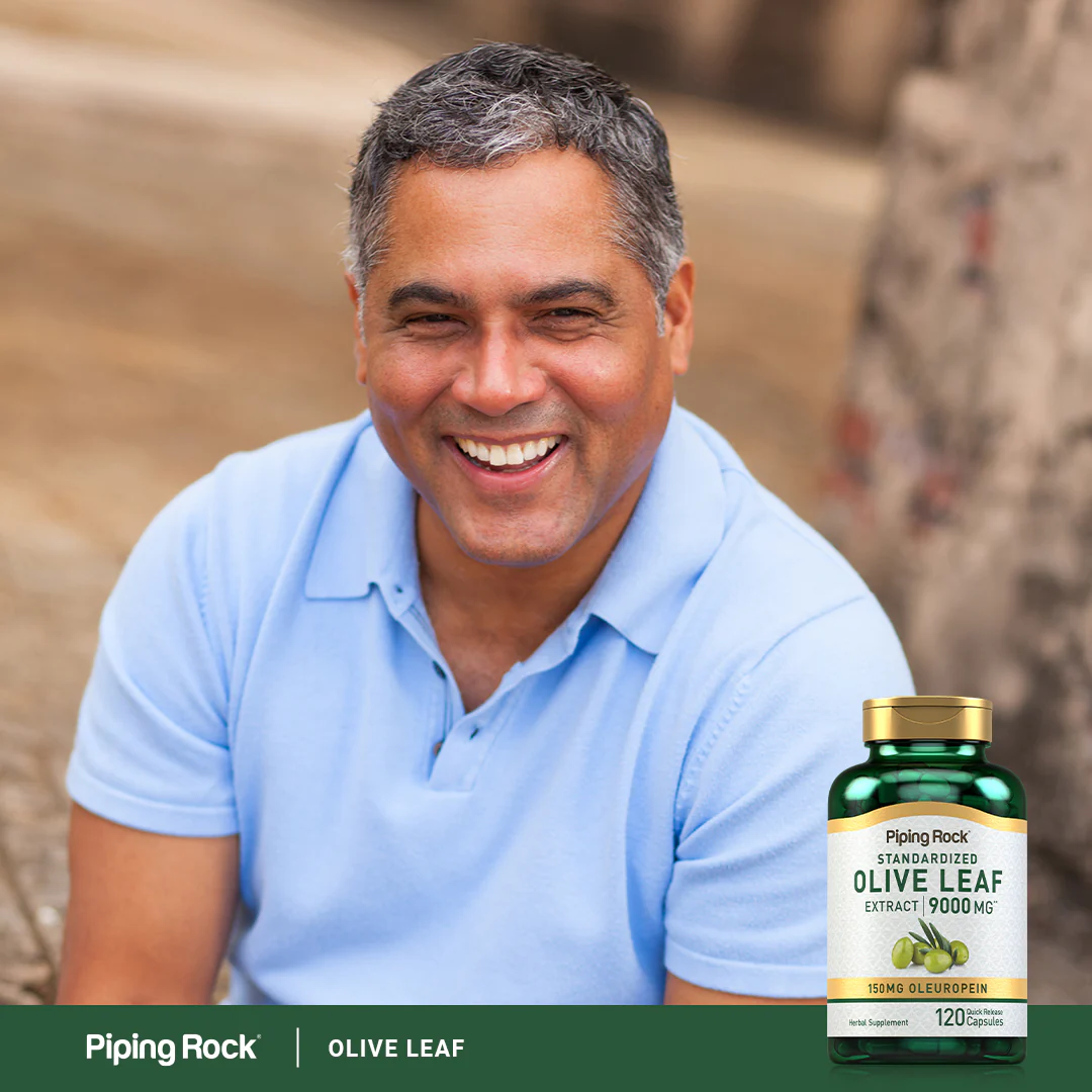 Olive Leaf Extract, 9000 mg, 120 Quick Release Capsules, 2  Bottles - Image 7