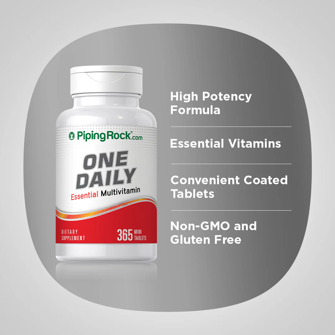 One Daily Essential Multi, 365 Coated Tablets, 2  Bottles - Image 4