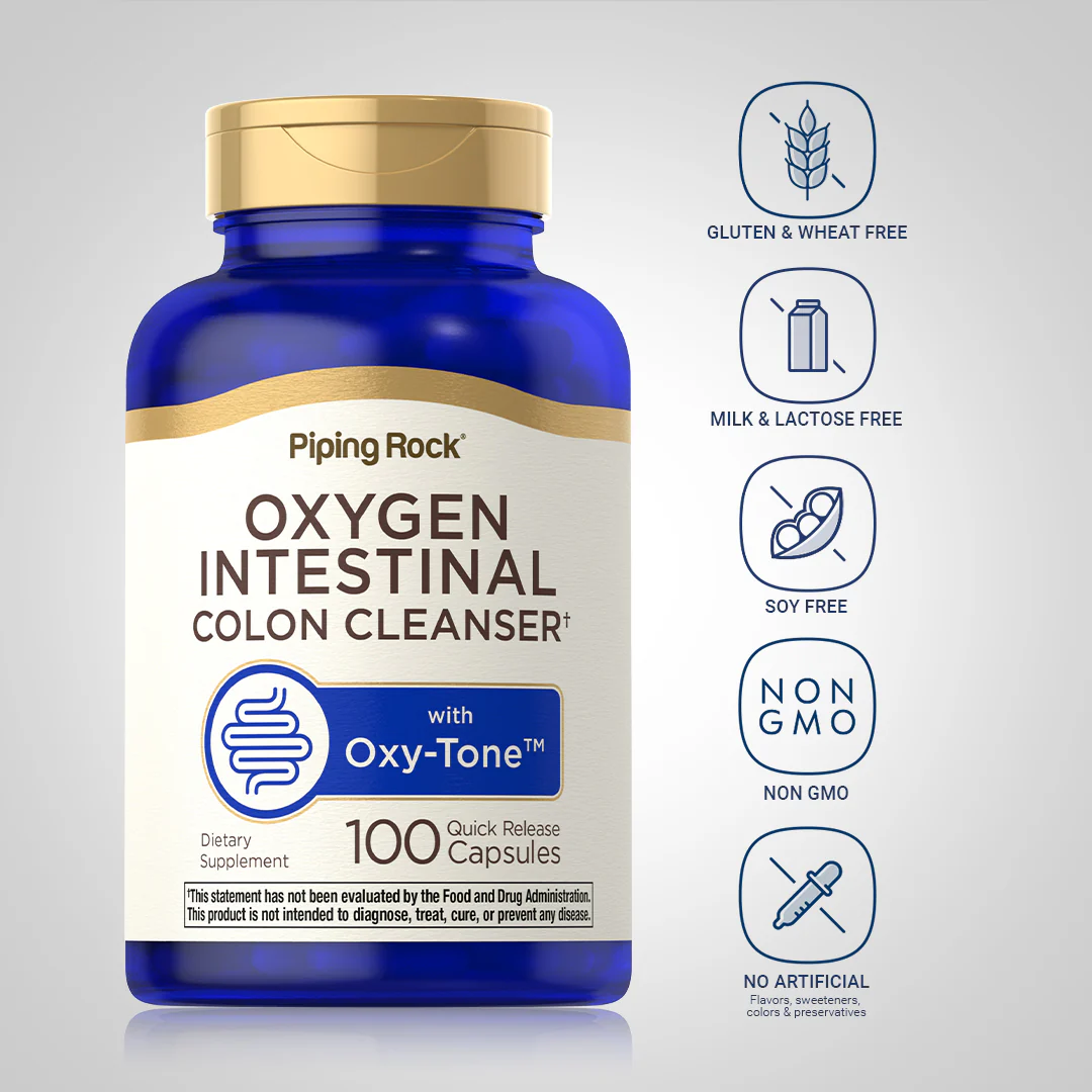 Oxy-Tone Oxygen Intestinal Cleanser, 100 Quick Release Capsules - Image 5